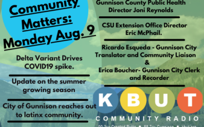 Community Matters: Monday, August 9th