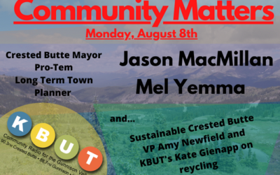 Community Matters: Monday, August 8th, 2022
