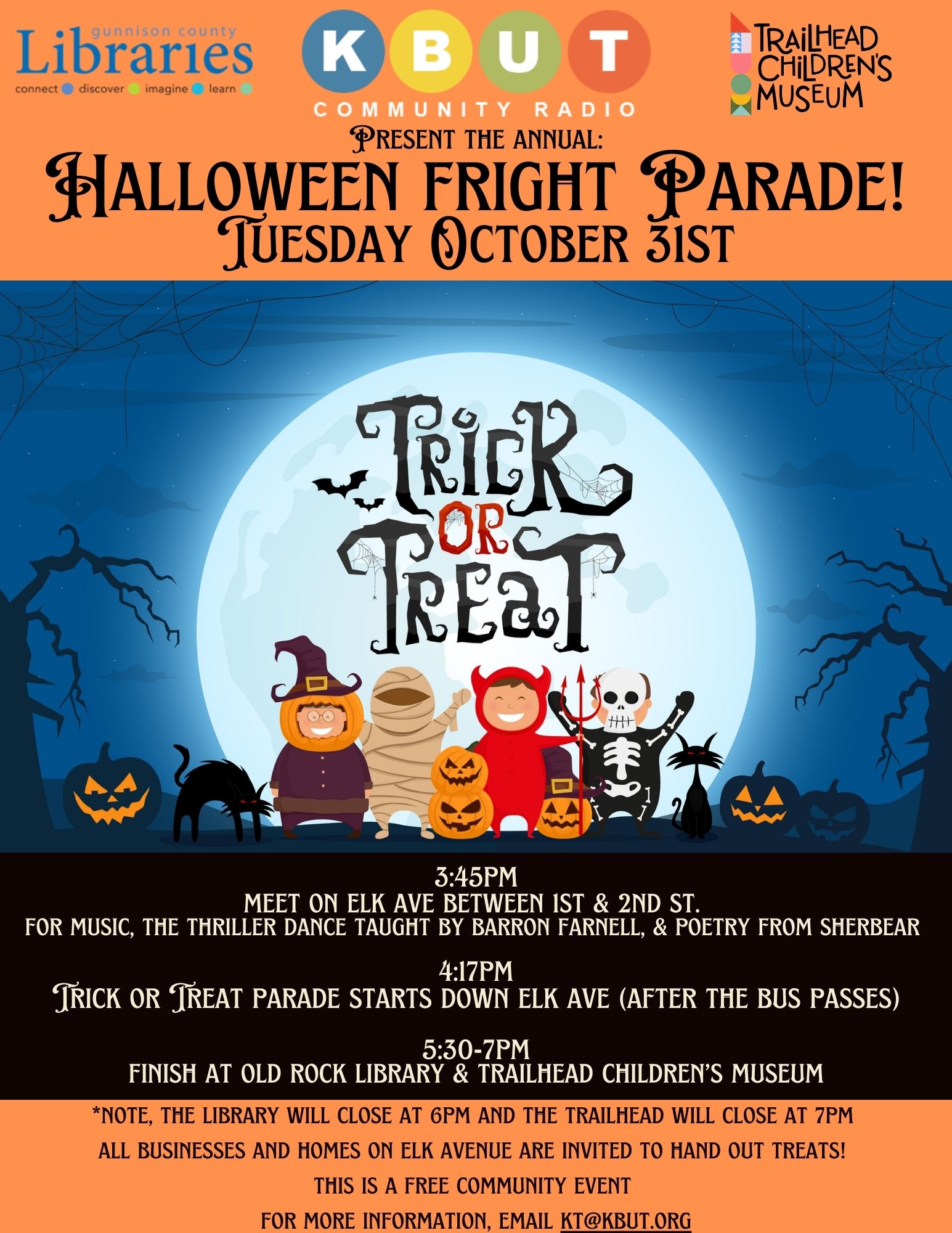 Halloween Fright Parade KBUT Online