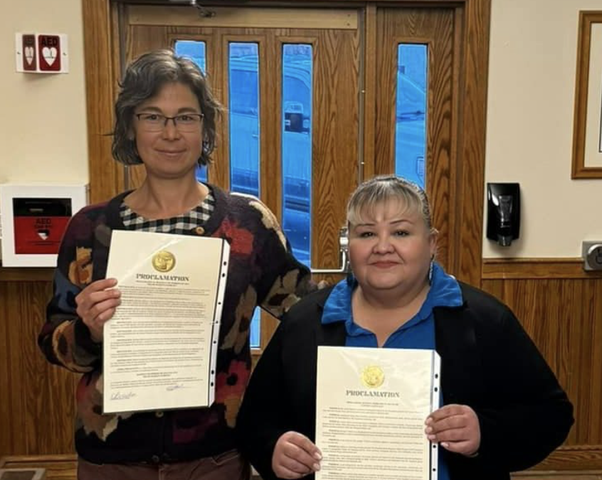 In case you missed it! Marketa Zubkova and Cinthia Saenz recognized by Gunnison Council